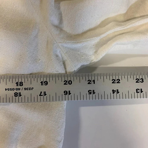 Anthropologie Elevenses Women's Cropped 1 Button Cotton Blazer SIze 12 - Picture 12 of 13